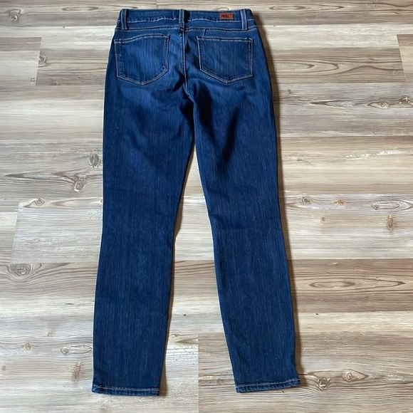 PAIGE Women's Verdugo Ankle Jean Dark wash Size 28 Midrise Stretch Denim - Picture 10 of 13